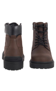 Tommy Hilfiger Tjm Lace Up Boot Leather Legacy Brown EM0EM01629 GV0 (TH1415-a) boots