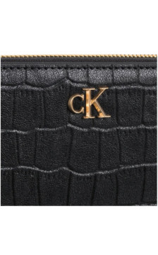 Calvin Klein CK Croc Long Zip Around Black LV04F1096G UB1 (CK705-a) handbag