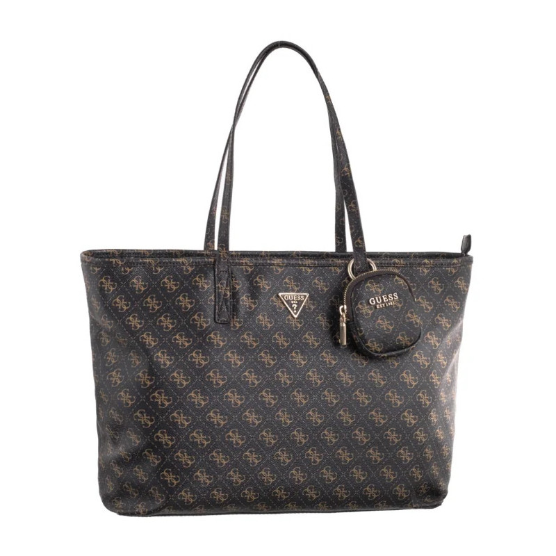 Guess Power Play II Large Tech Tote HWQG71 24240 Brown Logo (GU829-a) handbag