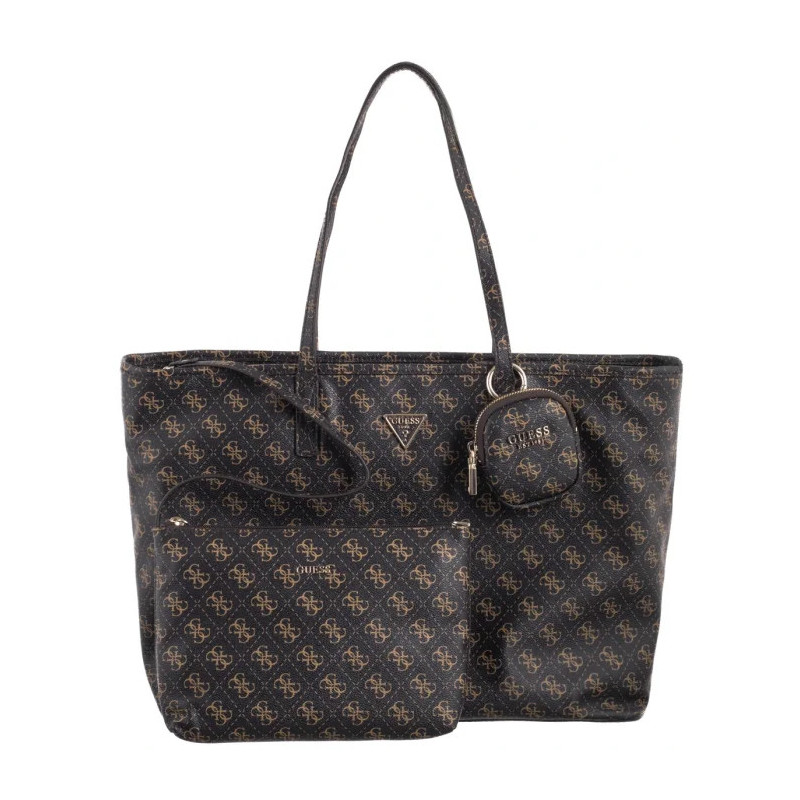 Guess Power Play II Large Tech Tote HWQG71 24240 Brown Logo (GU829-a) handbag