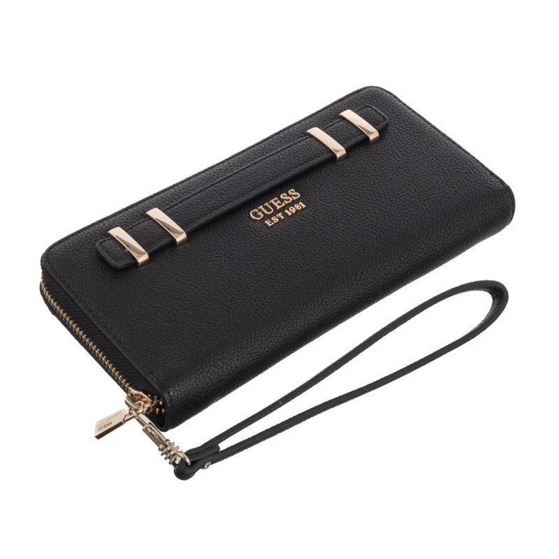 Guess Gregoria Slg Large Zip Around SWBG85 46146 Black (GU835-a) handbag