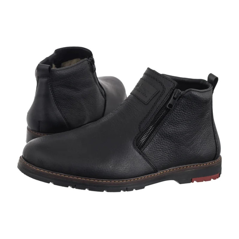 Rieker Czarne 10553-00 Black (RI339-a) boots