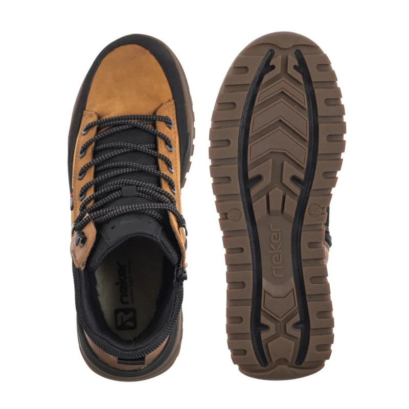 Rieker Brązowe U1571-68 Yellow Combination (RI343-a) shoes