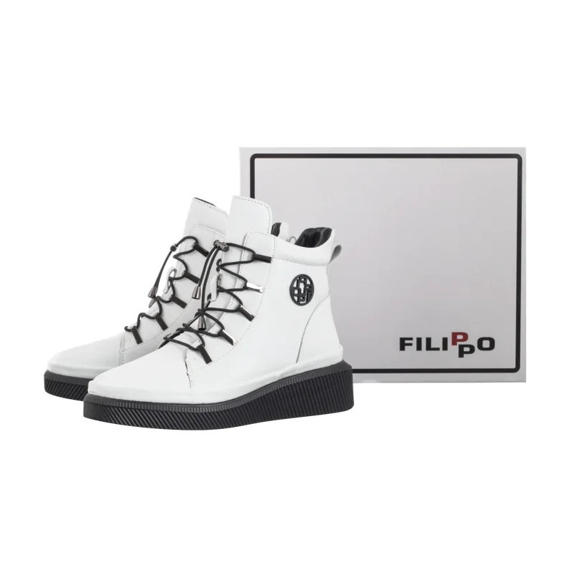 Filippo Białe DBT7416/25 WH (FO213-a) shoes