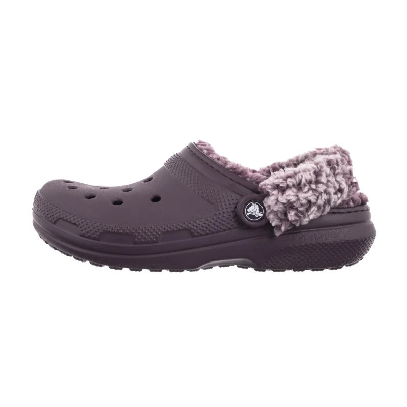 Crocs Classic Fleece Lined Clog Plush Plum 211396-5CQ (CR404-a) Women's Shoes/Flip Flops