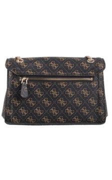 Guess Noelle II Cnvrtble XBody Flap HWQG96 72210 Brown Logo (GU831-a) handbag