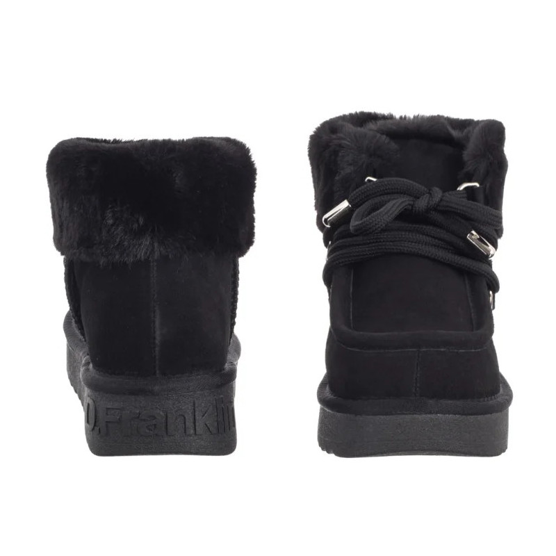 D.Franklin Nordic Mid Fur Black DFSH375006-BLAC (DF1-a) shoes