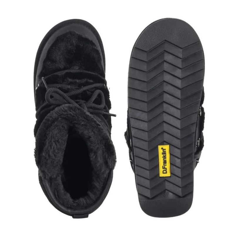 D.Franklin Nordic Trk Fur Low Black DFSH370011-BLAC (DF4-a) shoes