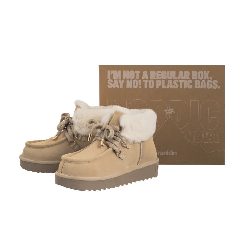 D.Franklin Nordic Mid Fur Cream DFSH375006-CREA (DF1-b) shoes