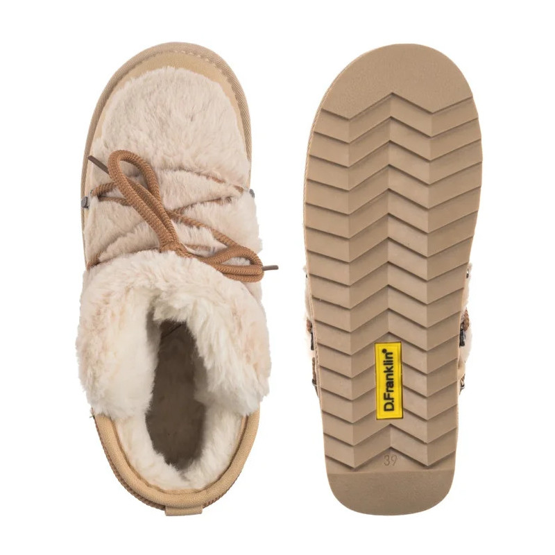 D.Franklin Nordic Trk Fur Low Beige DFSH370011-BEIG (DF4-b) shoes