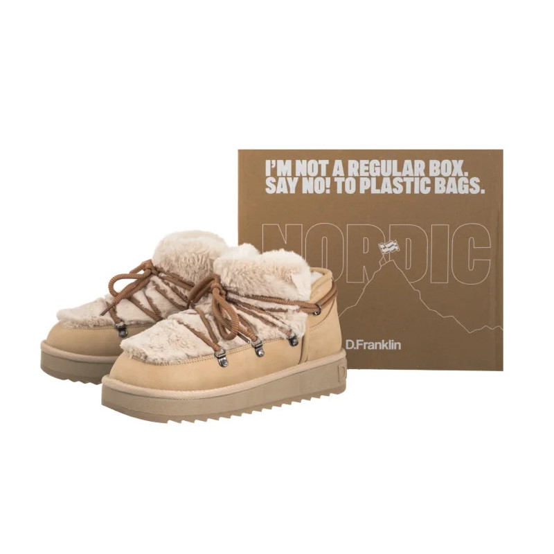 D.Franklin Nordic Trk Fur Low Beige DFSH370011-BEIG (DF4-b) shoes
