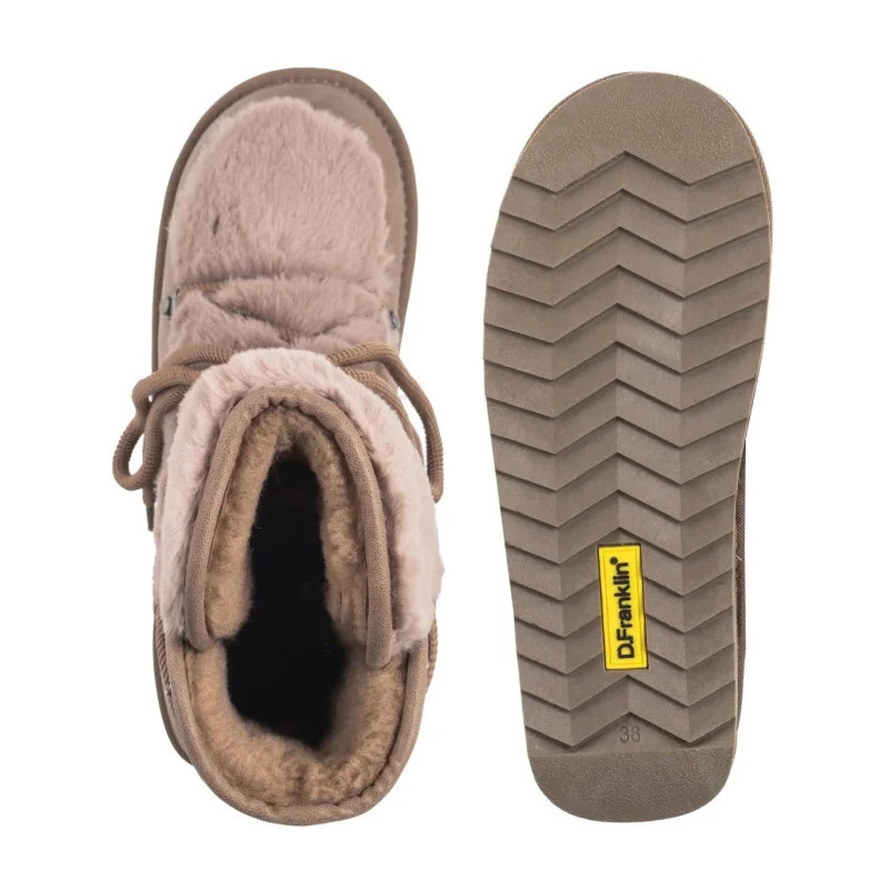 D.Franklin Nordic Trk Fur Taupe DFSH370022-TAUP (DF5-a) shoes
