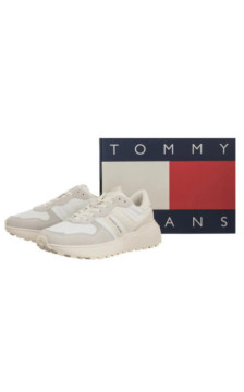 Tommy Hilfiger Tjw Cleated Runner Suede Mix Stratus Grey EN0EN02921 P06 (TH1417-a) shoes