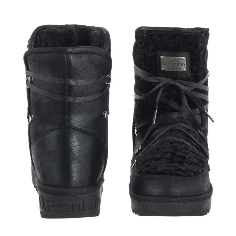 D.Franklin Nordic Fur Black DFSH370004-BLAC (DF6-b) shoes