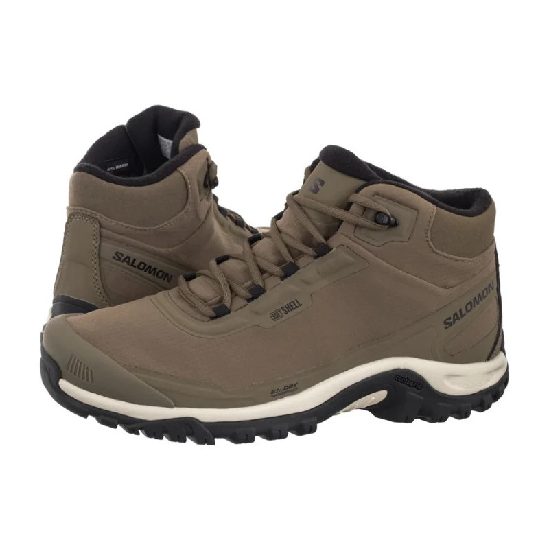 Salomon Shelter WP Stone Gray/Black/Rainy Day 479740 (SO30-a) shoes