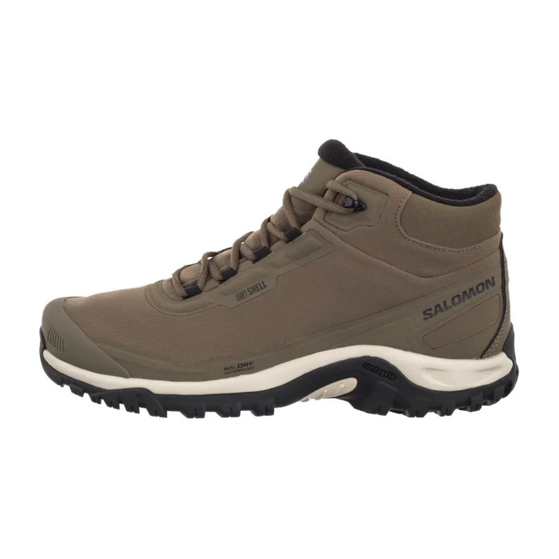 Salomon Shelter WP Stone Gray/Black/Rainy Day 479740 (SO30-a) shoes