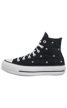 Converse CTAS Lift Hi Black/Silver/White A14531C (CO821-a) shoes