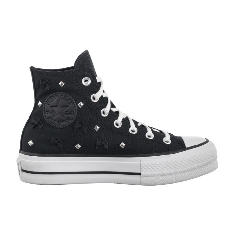 Converse CTAS Lift Hi Black/Silver/White A14531C (CO821-a) shoes