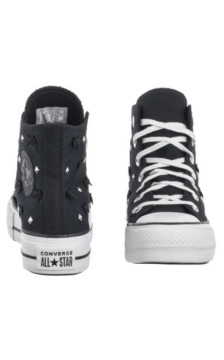 Converse CTAS Lift Hi Black/Silver/White A14531C (CO821-a) shoes