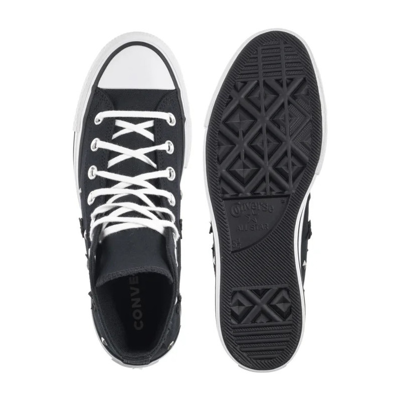 Converse CTAS Lift Hi Black/Silver/White A14531C (CO821-a) shoes