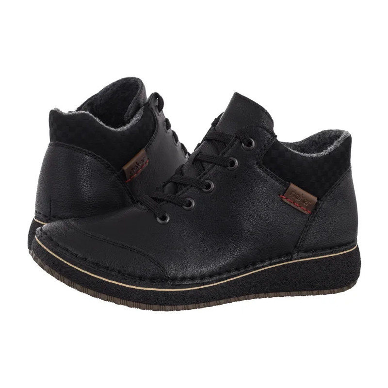 Rieker Czarne 50902-00 Black (RI323-a) shoes