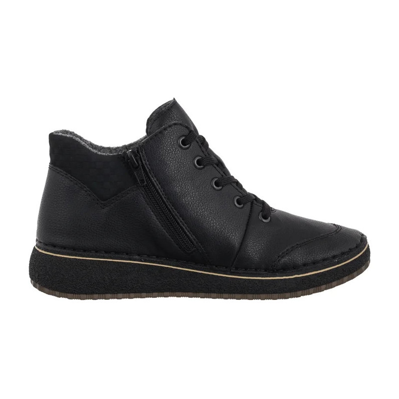Rieker Czarne 50902-00 Black (RI323-a) shoes