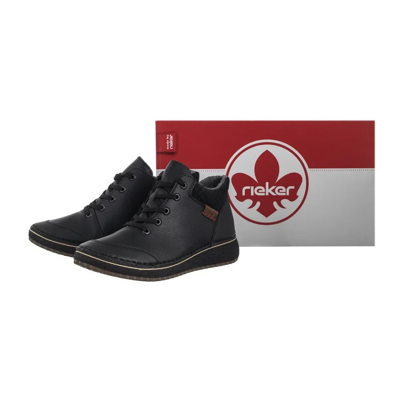 Rieker Czarne 50902-00 Black (RI323-a) shoes