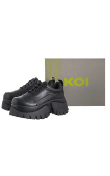 Koi Footwear Chronicles Vilun Platform Trainers Black KA00780458 (KO1-a) shoes