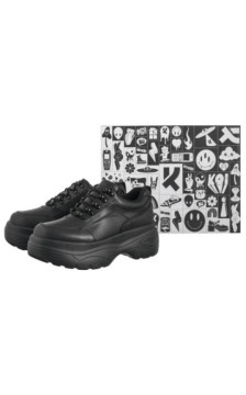 Koi Footwear Jennie Striker Chunky Bubble Trainers Black KA00333958 (KO7-a) shoes