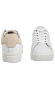Tommy Hilfiger Chic Platform Cupsole Sneaker White/Soft Cream FW0FW09021 0K4 (TH1425-a) shoes