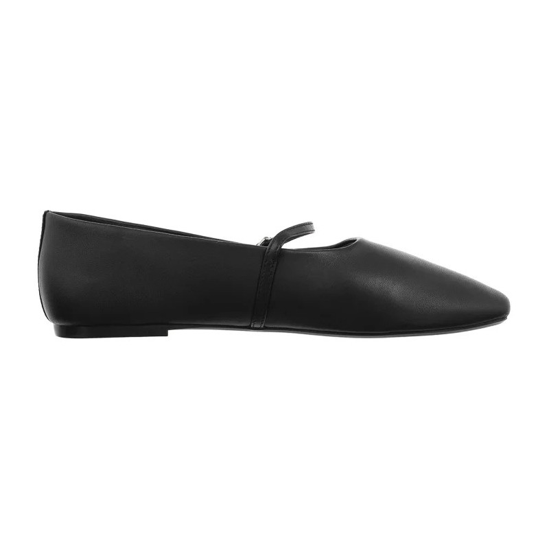 Calvin Klein Oblique Ballerina Mj Lth Hdw Black HW0HW02847 BEH (CK718-b) ballerinas