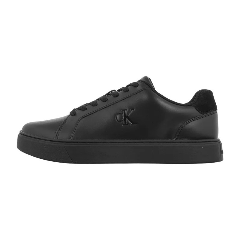 Calvin Klein Classic Cupsole Laceup Lth Triple Black/Black YM0YM01435 00T (CK721-a) sports shoes