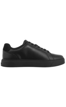 Calvin Klein Classic Cupsole Laceup Lth Triple Black/Black YM0YM01435 00T (CK721-a) sports shoes