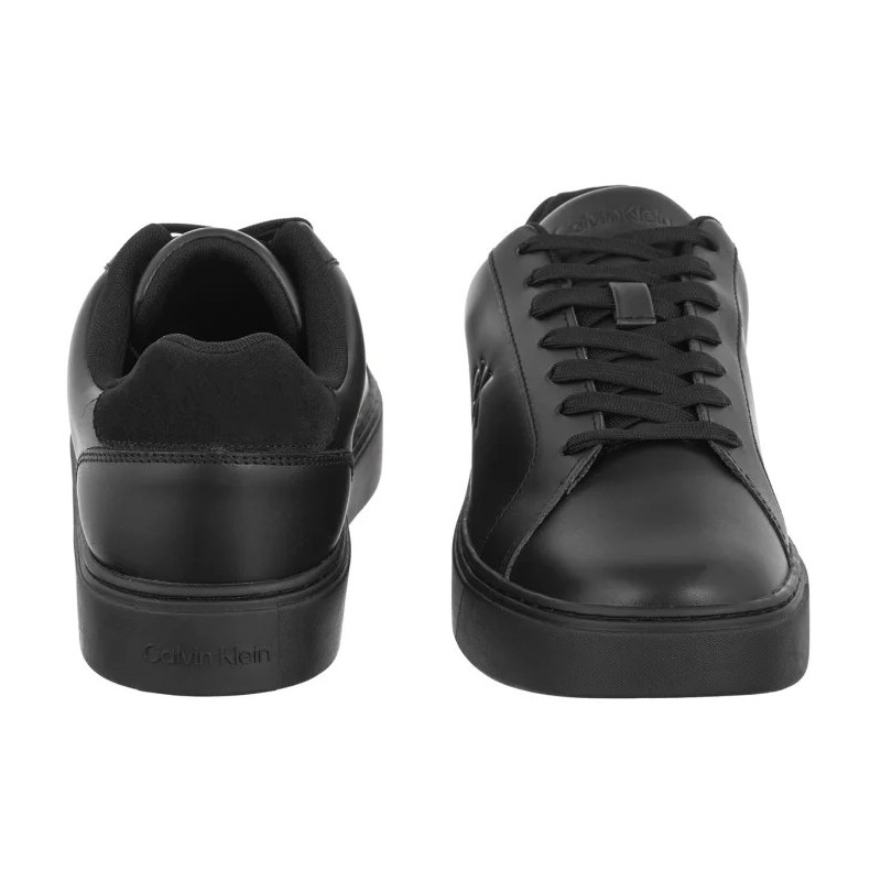 Calvin Klein Classic Cupsole Laceup Lth Triple Black/Black YM0YM01435 00T (CK721-a) sports shoes