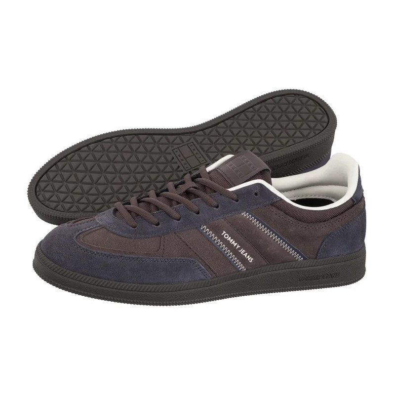 Tommy Hilfiger The Greenwich Edge Suede Washed Black EM0EM01662 PT2 (TH1427-a) sports shoes