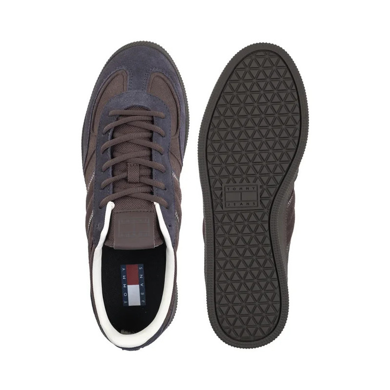 Tommy Hilfiger The Greenwich Edge Suede Washed Black EM0EM01662 PT2 (TH1427-a) sports shoes