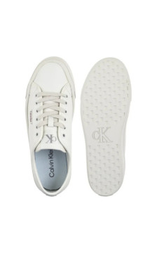 Calvin Klein Vulc Flatf Lace Up Lth Lily White YW0YW01932 YAJ (CK720-b) sports Shoes