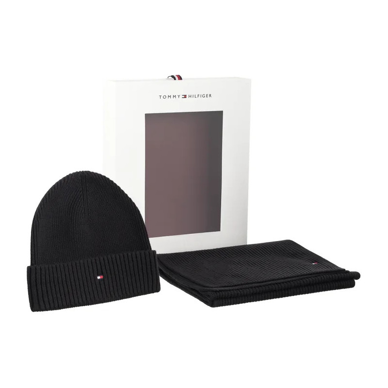 Tommy Hilfiger TH Flag Beanie & Scarf Gp AM0AM13807 BDS (TH1429-a) cap