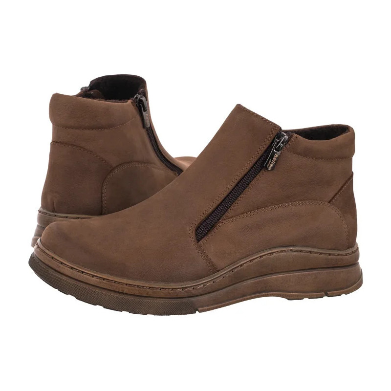 Helios Ciemnobeżowe 595 05 (HE48-a) shoes