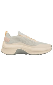 Calvin Klein Chunky Runner Lace Up Sock Knit Vaporous White/Light Cashew YW0YW02033 PF6 (CK725-a) shoes