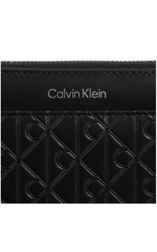 Calvin Klein Emblem Aop Embossed Long Wallet LV04F1097G UB1 (CK722-b) handbag