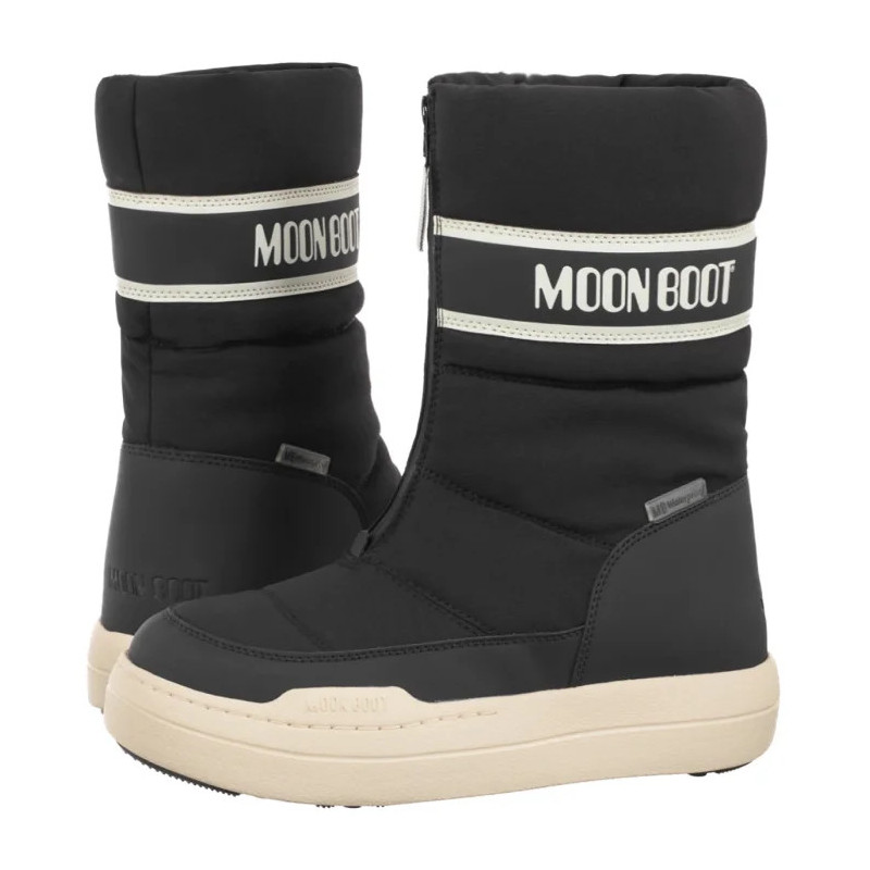 Moon Boot MB Jr Park Zip High Wp Black 3440080 N001 (MB76-a) boots