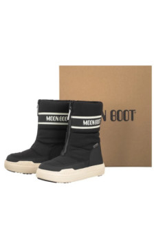 Moon Boot MB Jr Park Zip High Wp Black 3440080 N001 (MB76-a) boots