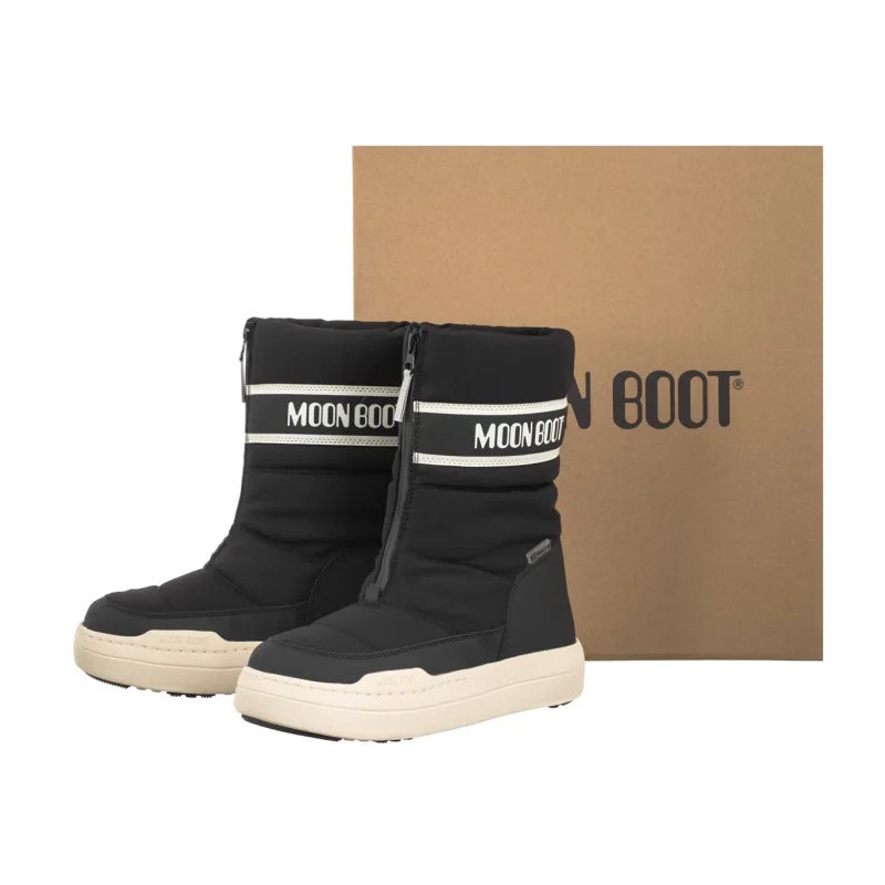 Moon Boot MB Jr Park Zip High Wp Black 3440080 N001 (MB76-a) boots