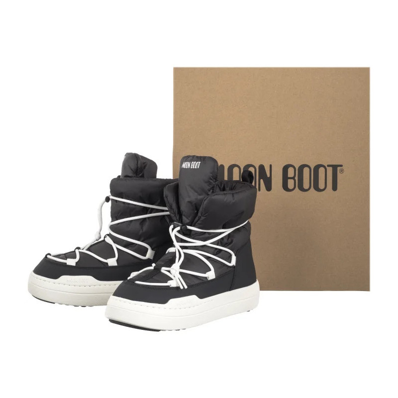 Moon Boot MB Jr Park Lace Mid Black 3440070 N001 (MB78-a) shoes