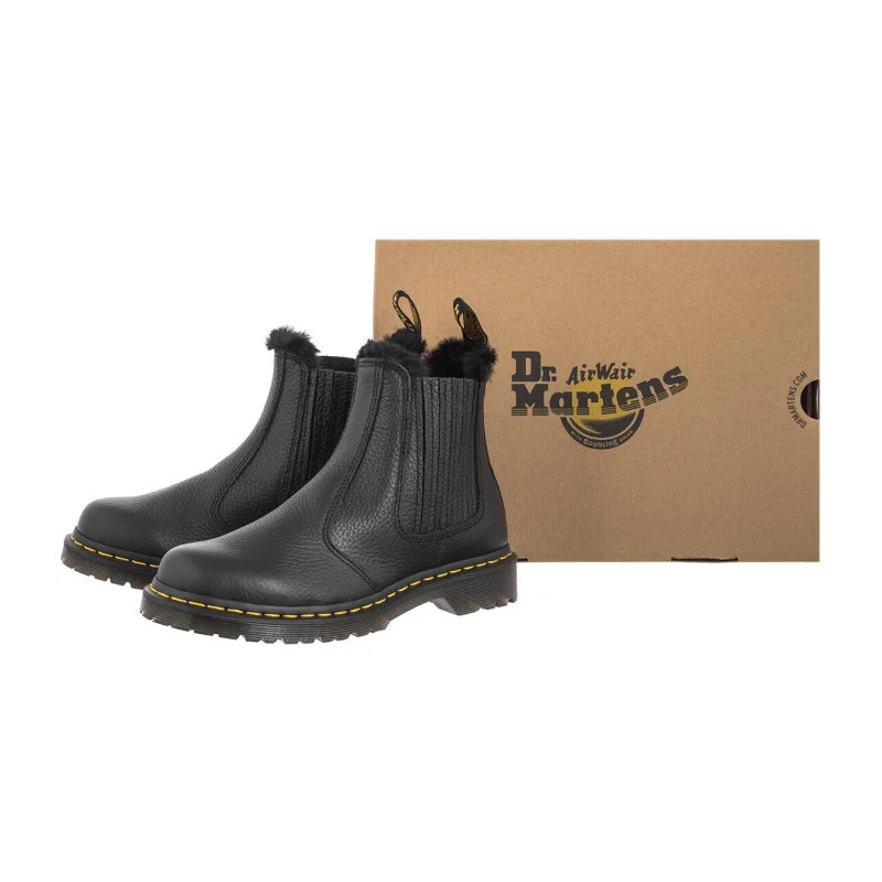 Dr. Martens 2976 Leonore II Milled Nappa Black 41416001 (DR118-a) shoes