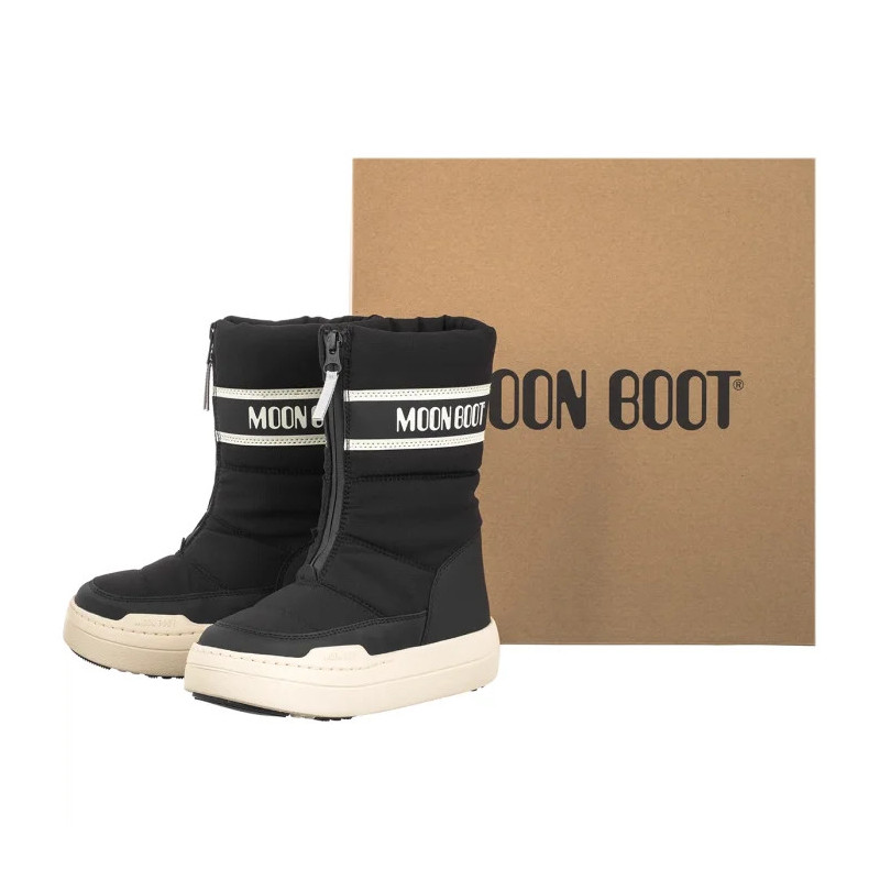 Moon Boot MB Jr K Park Zip High Wp Black 3440080 N001 (MB77-a) boots