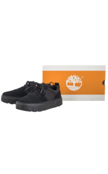 Timberland Laurel Court Low Lace Sneaker Black Suede 0A2PPH EK4 (TI158-a) shoes