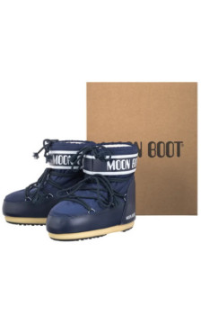 Moon Boot Icon Low Nylon Blue 1409340 F003 (MB46-s) shoes