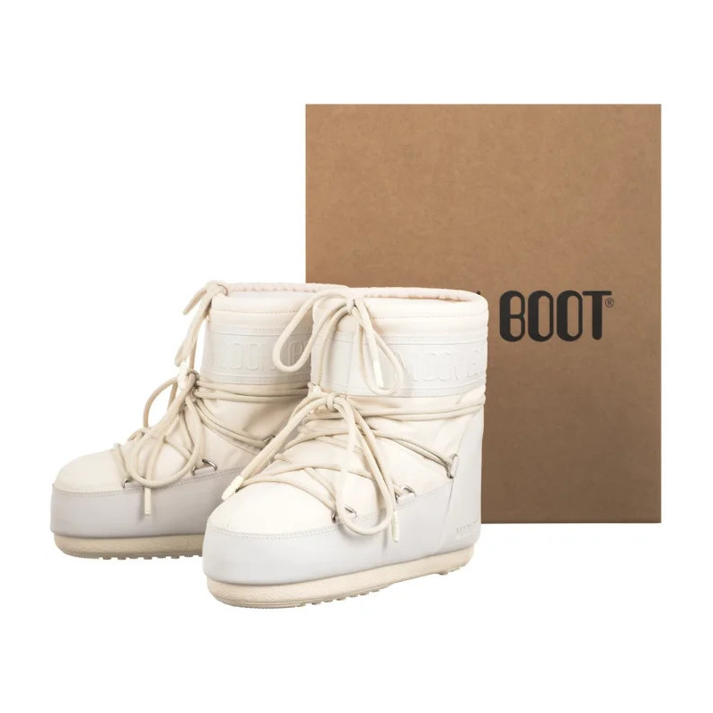 Moon Boot Icon Low Rubber Cream 1409380 L002 (MB58-b) shoes